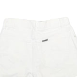 LEE Womens White Cotton Classic Casual Shorts Size S W28 Button Fly