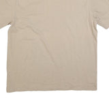 CARHARTT Mens Beige Pocket T-Shirt L Short Sleeve Crew Neck Casual Cotton