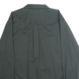 EDDIE BAUER Mens Black Plain Shirt 2XL Long Sleeve Button-Down Formal Casual