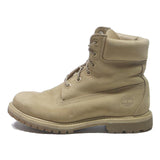 TIMBERLAND 6 Inch Womens Lace-Up Boots Beige Leather UK 6 Durable Outdoor