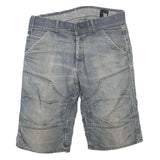 JACK&JONES Mens Shorts Blue Casual L W36 Cotton Blend Relaxed Fit