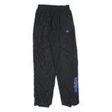 ADIDAS Mens Joggers Black Slim Tapered S W26 L32 Track Pants Sports Logo