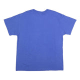 JERZEES Mens Blue Sigma Gamma Ringer T-Shirt XL Crew Neck Short Sleeve