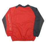 ASICS Mens Red & Black Crew Neck S Polyester Blend Sweatshirt Cazador