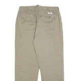 POLO RALPH LAUREN Mens Cotton Beige Relaxed Straight Trousers W35 L32 Casual