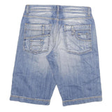 DSQUARED2 Mens Denim Blue Cargo Shorts 2XL W36 Cotton Blend Casual Style