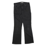 LEVI'S 725 Slim Womens Black Denim Slim Bootcut W31 L30 Fitted Stretch Jeans