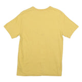 NIKE Mens Yellow Crew Neck Short Sleeve T-Shirt Cotton Blend M Casual Sportswear