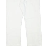 RALPH LAUREN Mens White Regular Fit Denim Jeans Cotton Blend Zip W34 L26 Classic
