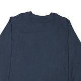 CARHARTT Mens Navy Blue Classic Pocket Long Sleeve Crew Neck XL Cotton Blend