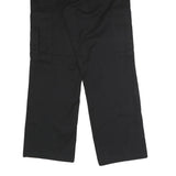 DICKIES Mens Polyester Blend Black Regular Straight Trousers W36 L32 Work Cargo