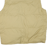 NAUTICA Mens Beige XL Polyester Jacket Sleeveless Zip Outdoor Casual