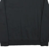 PUMA Mens Black Crew Neck S Cotton Blend Pullover Sweatshirt Lightweight