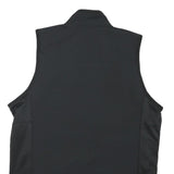 ADIDAS Mens Black S Polyester Blend Jacket Vest Zip Sportswear Athletic S