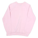 SCREENSTARS Mens Pink Floral Basket Graphic Crew Neck S Sweatshirt Cotton Blend
