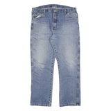 DICKIES Mens Regular Fit Blue Denim Jeans W36 L29 Classic Cotton Blend Zip
