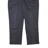TOMMY HILFIGER Mens Cotton Blend Navy Blue Relaxed Straight Trousers W34 L30