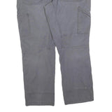 CARHARTT Mens Relaxed Fit Grey Jeans Denim W36 L30 Workwear Durable Zip