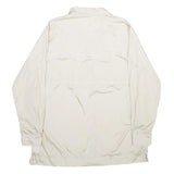 BOGNER Womens Cream Button Jacket UK 14 Polyamide Blend Plain Lightweight