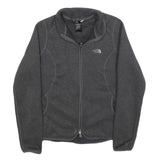 THE NORTH FACE Womens Grey Jacket L Polyester Blend Plain Zip Outdoor Warm
