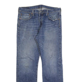LEVI'S 501 Mens Jeans Blue Regular Straight Denim Medium W34 L32 Classic Cotton