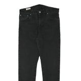LEVI'S Mens Slim Black Denim Jeans W30 L28 Zip Casual Streetwear