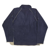 KAPPA Mens Navy & Beige Polyester Patterned Zip Jumper L Sportswear Casual