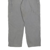 CARHARTT Mens Cotton Blend Loose Grey Trousers W38 L32 Workwear Utility Casual