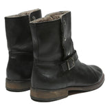 ADOLFO CARLI Womens Black Leather Ankle Boots UK 7.5 Stylish Comfortable Fashion