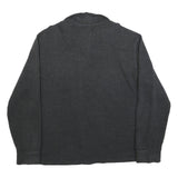 POLO RALPH LAUREN Mens Black Patterned Pullover Quarter Zip Basic Knit XL Cotton