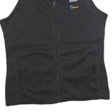 PATAGONIA Womens Black Jacket L Polyester Zip Vest Outdoor Casual Layering