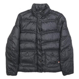 TOMMY HILFIGER Womens Black Nylon Quilted Jacket S Zip Padded Coat