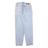 LEE Mens Jeans Blue Regular Straight Denim Light W30 L32 Classic Fit Zip