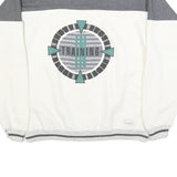 GEAR FOR SPORTS Mens Grey & White Training Crew Neck L Sweatshirt Cotton Blend