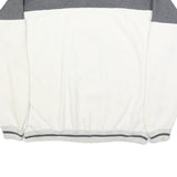 GEAR FOR SPORTS Mens Grey & White Training Crew Neck L Sweatshirt Cotton Blend