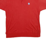 COTTEX Mens Red Short Sleeve Plain XL Cotton Polo Shirt Casual Summer