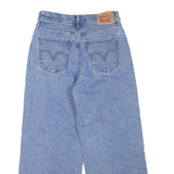 LEVI'S Womens Regular Blue Denim Light W28 L27 Casual Zip Jeans