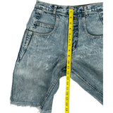 Guess George's Marciano Vintage Denim Shorts - 27" Waist - Blue Cotton