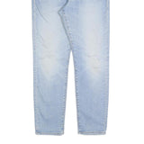 LEVI'S 512 BIG E Mens Slim Light Blue Denim Jeans W32 L30 Cotton Blend Zip