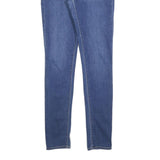 LEVI'S 711 Womens Jeans Blue Slim Skinny Denim Medium W28 L32 Stylish Zip Fly