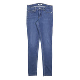 LEVI'S 711 Womens Jeans Blue Slim Skinny Denim Medium W28 L32 Stylish Zip Fly