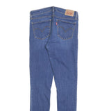 LEVI'S 711 Womens Jeans Blue Slim Skinny Denim Medium W28 L32 Stylish Zip Fly