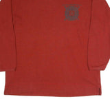 CECIL Mens Red Sweatshirt Crew Neck L Cotton Blend Casual Pullover