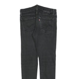 LEVI'S 510 BIG E Mens Jeans Black Slim Skinny Denim W29 L27 Classic Zip