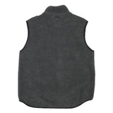 TOMMY HILFIGER Mens Grey & Black Sleeveless Jacket XL Polyester Blend Zip Pocket