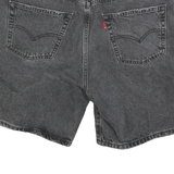 LEVI'S Womens Shorts Black Denim Casual XXS W30 Classic Fit Stylish