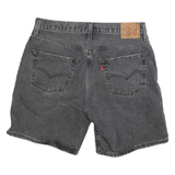 LEVI'S Womens Shorts Black Denim Casual XXS W30 Classic Fit Stylish