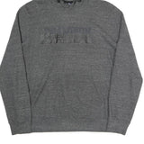 CHAMPION Mens Grey Hoodie XL Cotton Blend Pullover Sweatshirt Drawstring