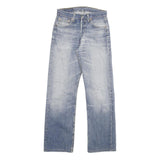 LEVI'S 501 Mens Jeans Blue Regular Straight Denim Light W26 L29 Classic Button