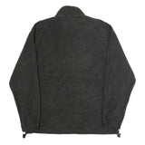 FILA Mens Black Polyester Fleece Jacket L Zip Up Casual Sportswear